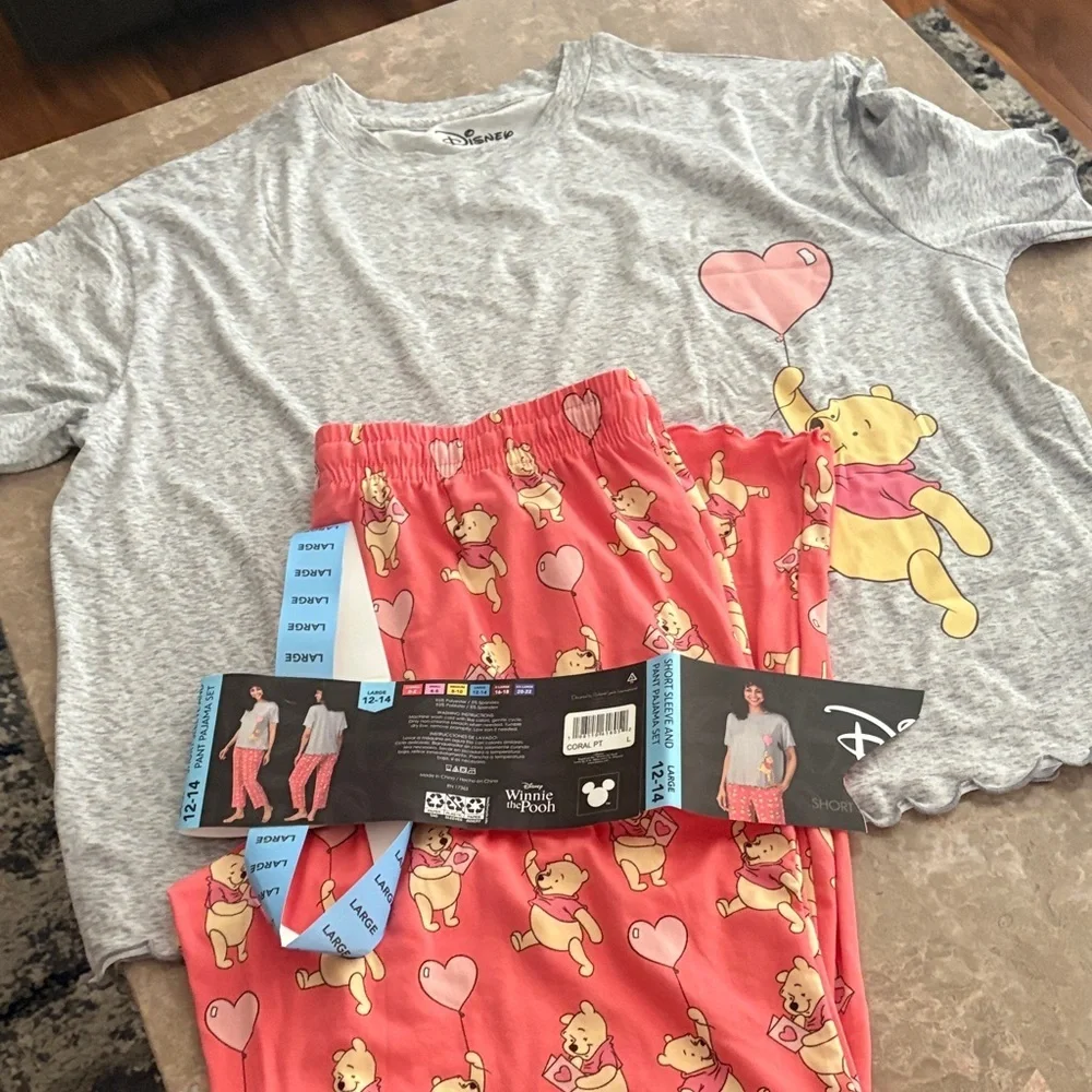 Disney Gray Pajama Set - Picture 2 of 2